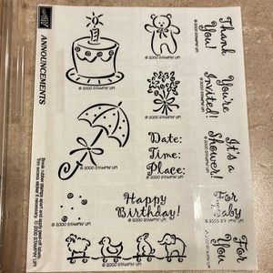 Stampin’ Up!  Announcements